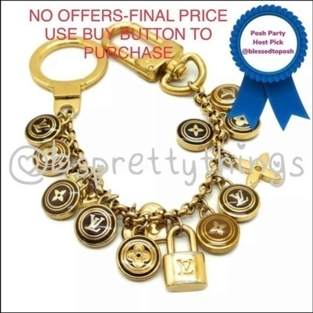 Louis Vuitton Porte Cles Chainne Pastilles Bag Charm/Key Ring